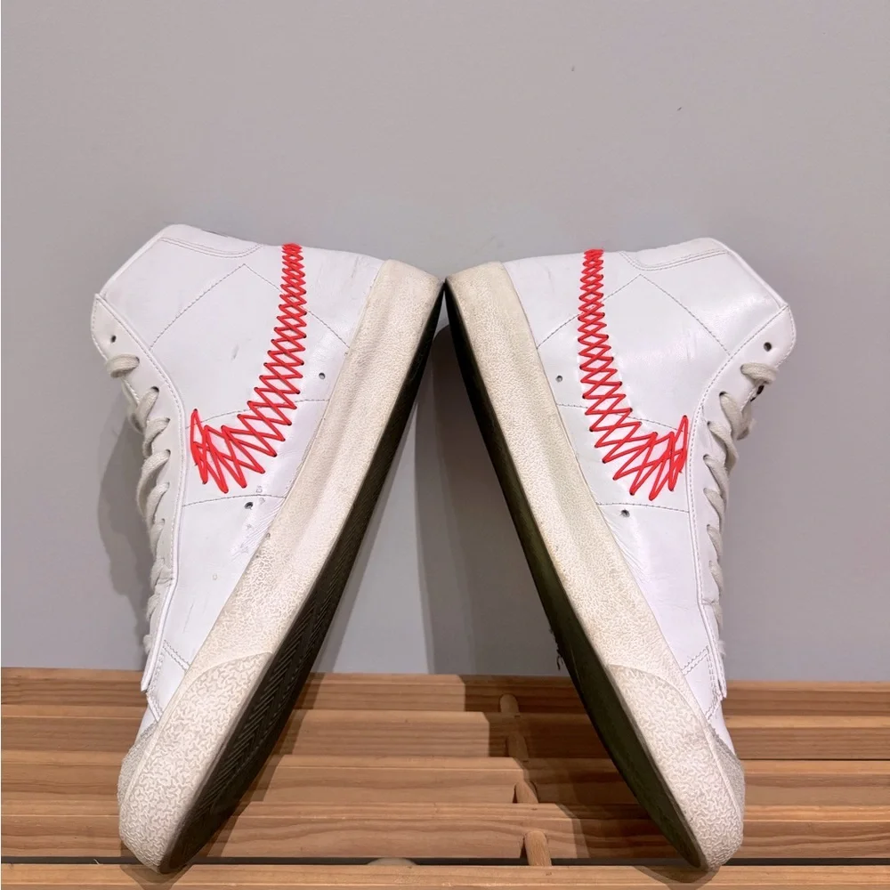 Nike blazer mid 77 vintage double zig zag stitched swoosh
